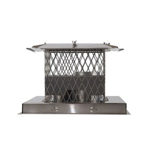 Ventis Direct Vent Stainless Steel Flue Mount Co-Linear Chimney Cap