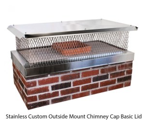Custom Stainless Steel Chimney Cap Basic Lid