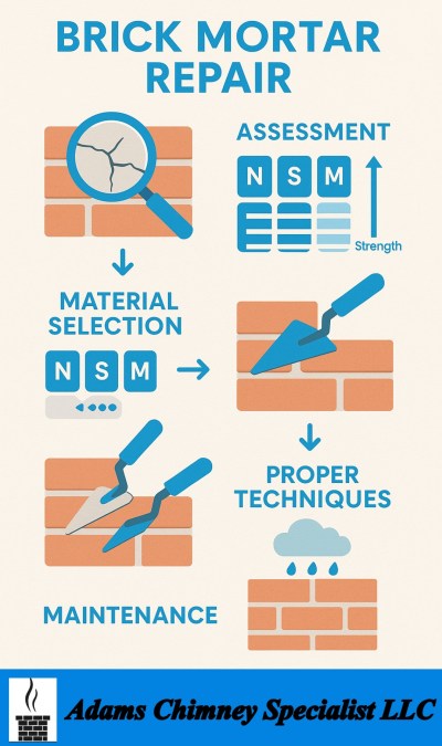 Brick Mortar Repair Adams Chimney